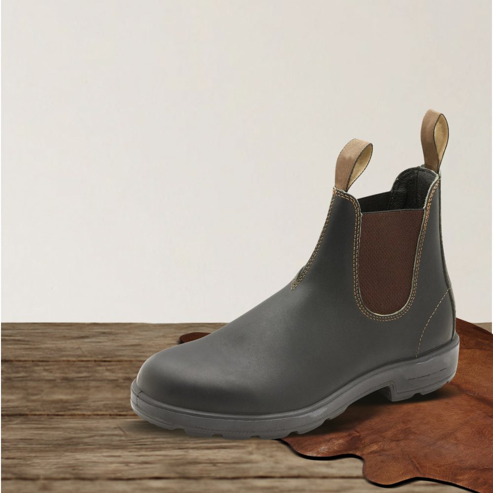 Brantell | Robuster Chelsea-Arbeitsstiefel aus Echtleder
