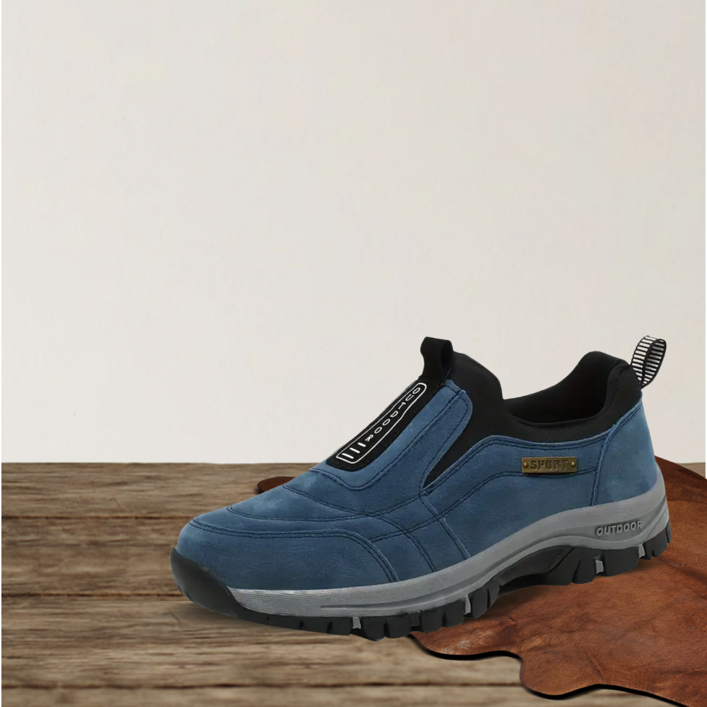 Brantell | Rutschfeste orthopädische Herren-Slipper für alle Jahreszeiten