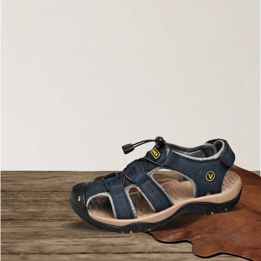 Brantell | Leder Herren Casual Orthopädische Sandalen
