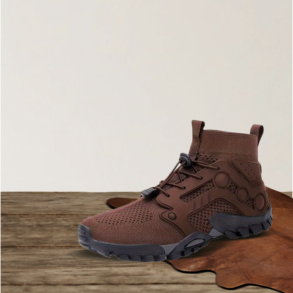 Brantell | Bequeme, rutschfeste Schnürschuhe Militärschuhe