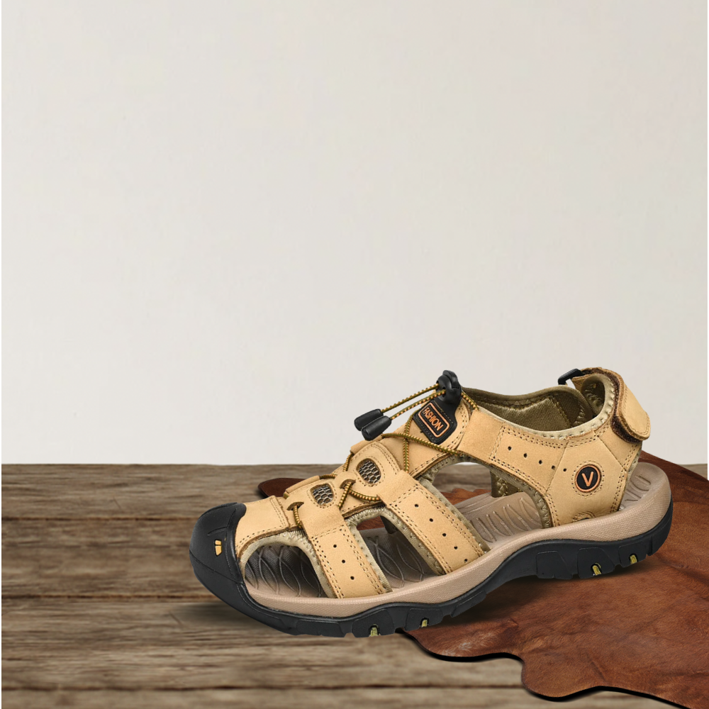 Brantell | Leder Herren Casual Orthopädische Sandalen