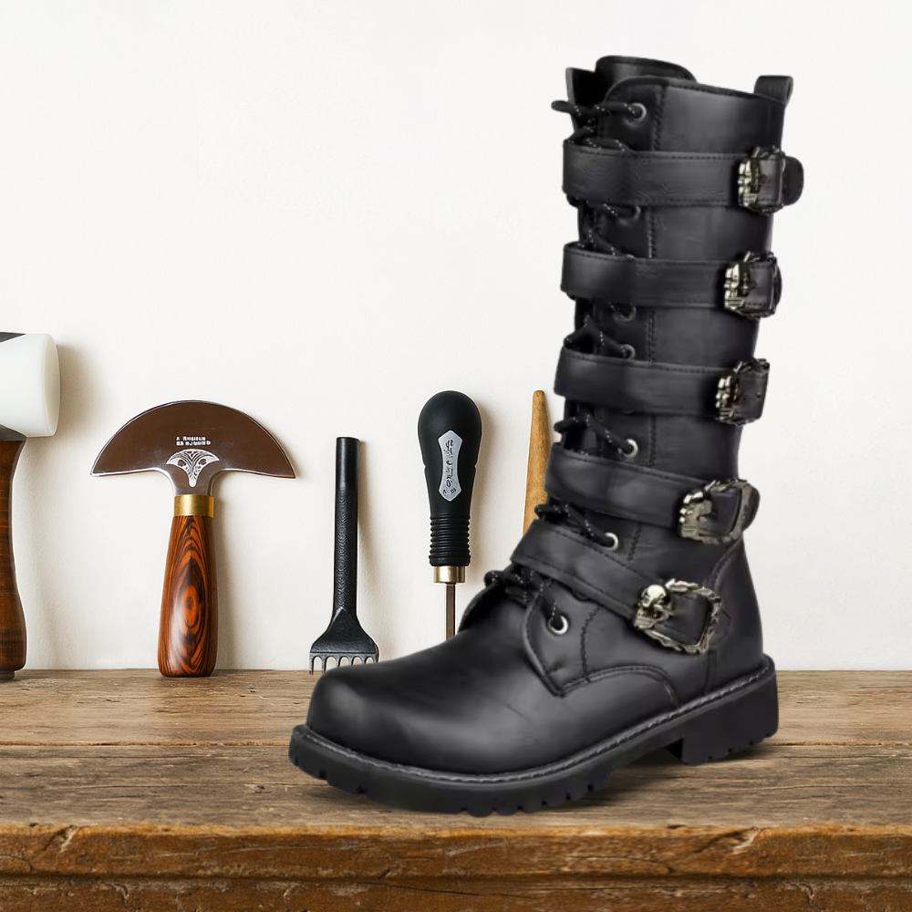 Brantell | Mittlere Stiefel aus Leder für Männer