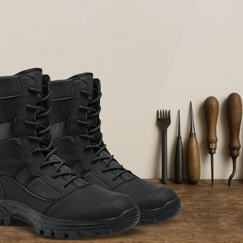 Brantell | Herren hohe tarnfarbene taktische Militärstiefel