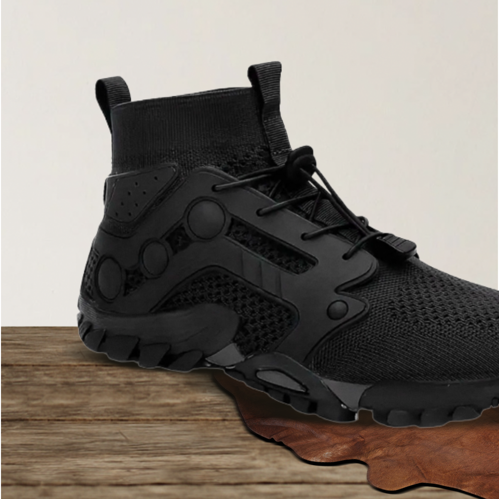 Brantell | Bequeme, rutschfeste Schnürschuhe Militärschuhe