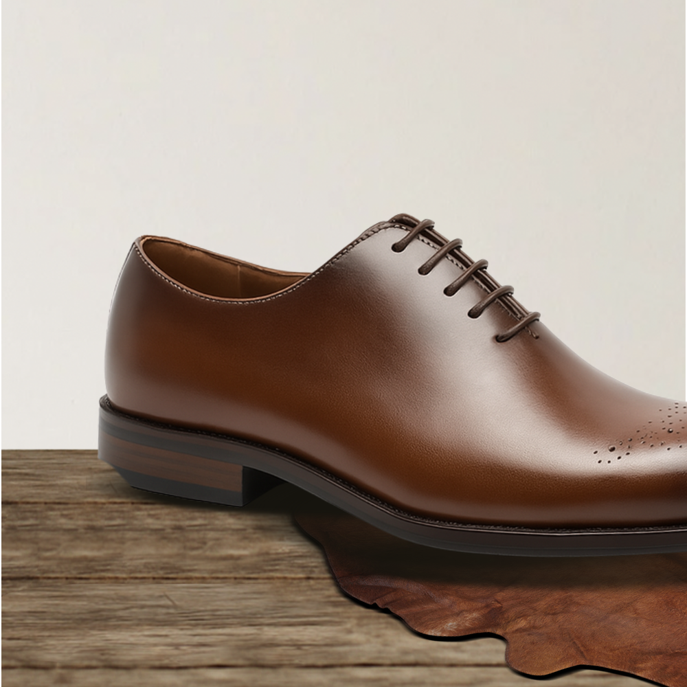 Brantell | Rindsleder Obermaterial Plain Toe Oxford Schuhe