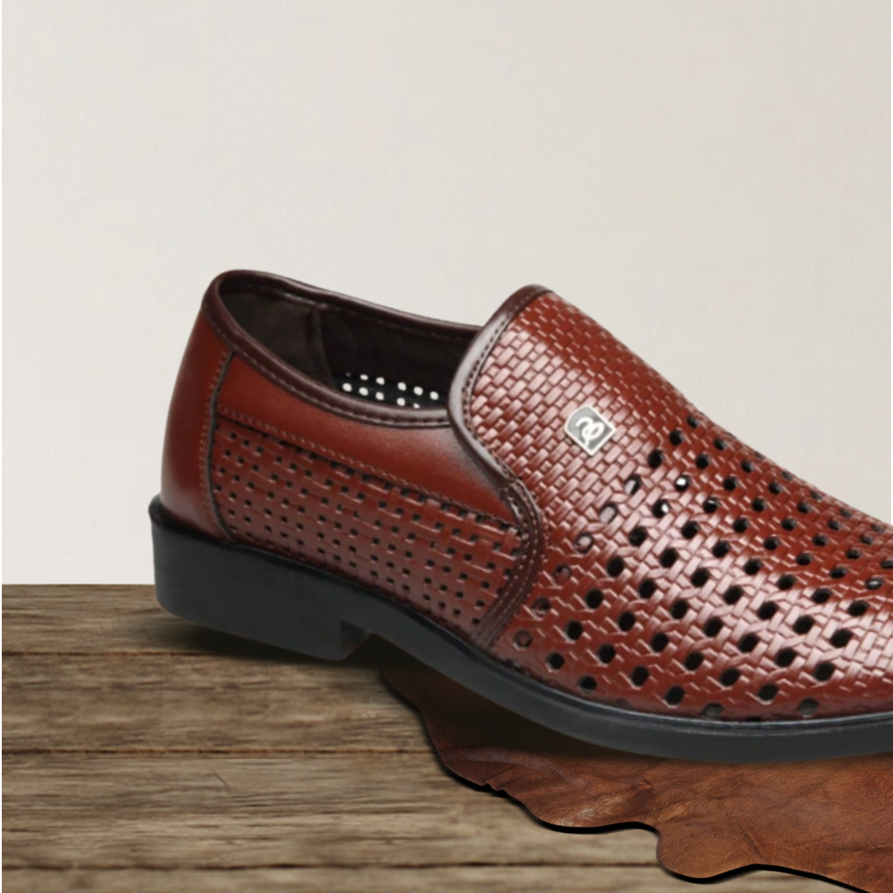 Brantell | Herren Sommer Slipper aus Echtleder