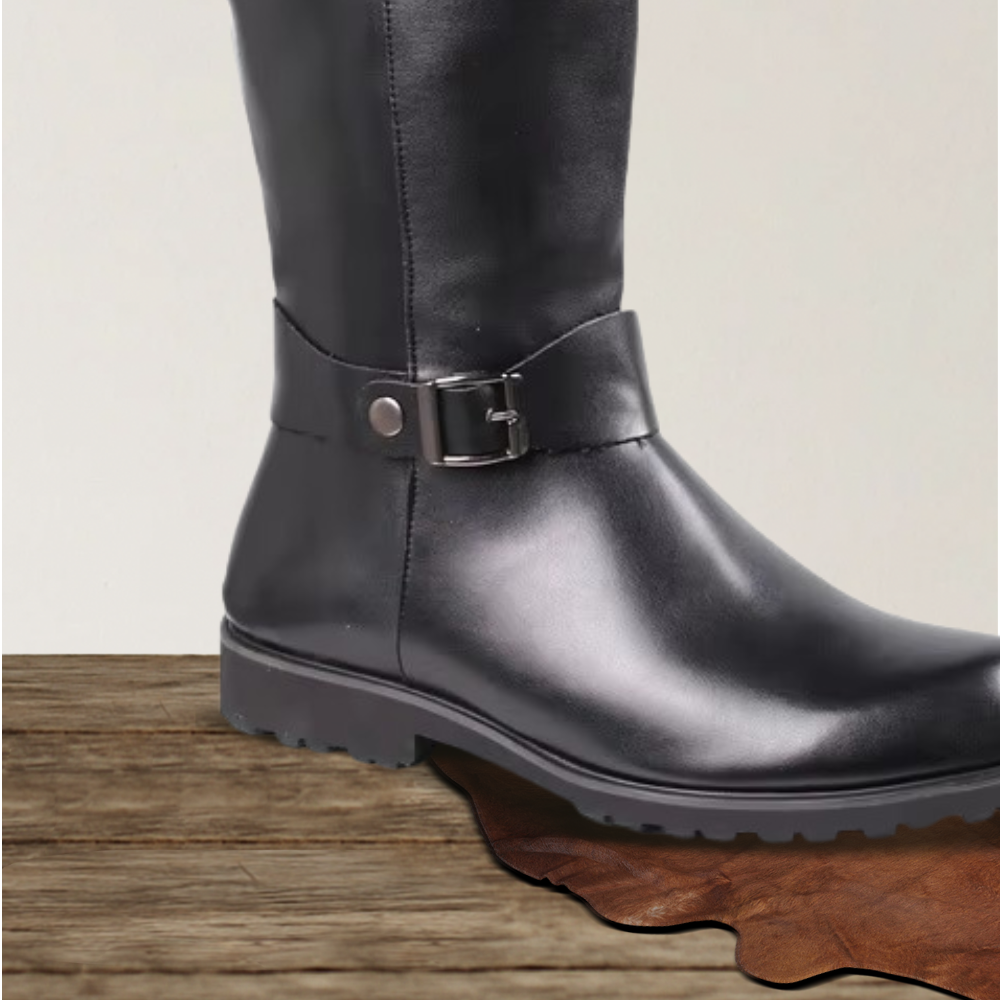 Brantell | Herren Reitstil-Stiefel mit Schnallen-Detail