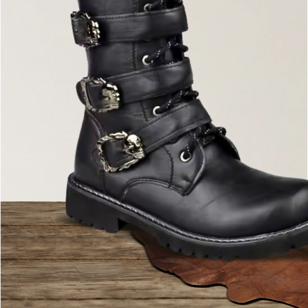 Brantell | Mittlere Stiefel aus Leder für Männer