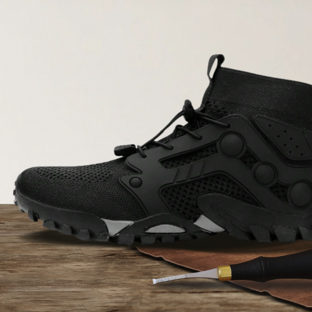 Brantell | Bequeme, rutschfeste Schnürschuhe Militärschuhe