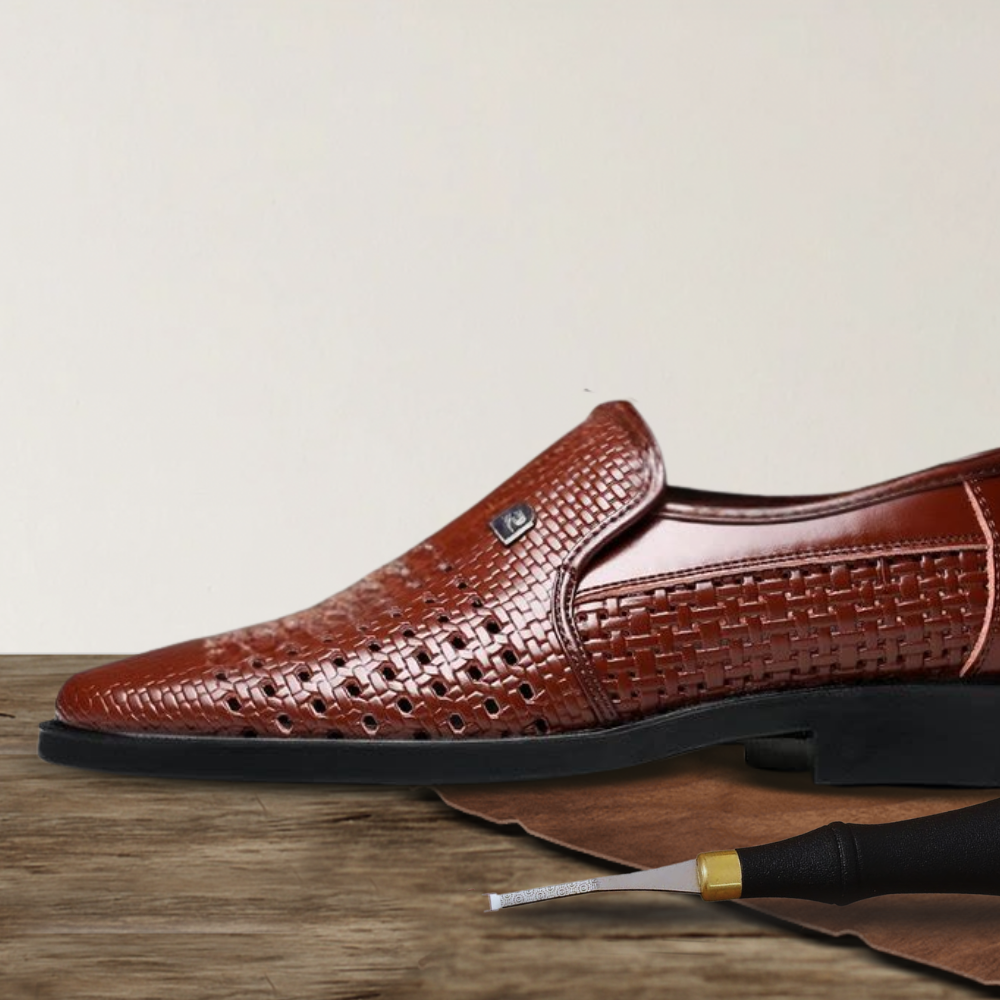 Brantell | Herren Sommer Slipper aus Echtleder