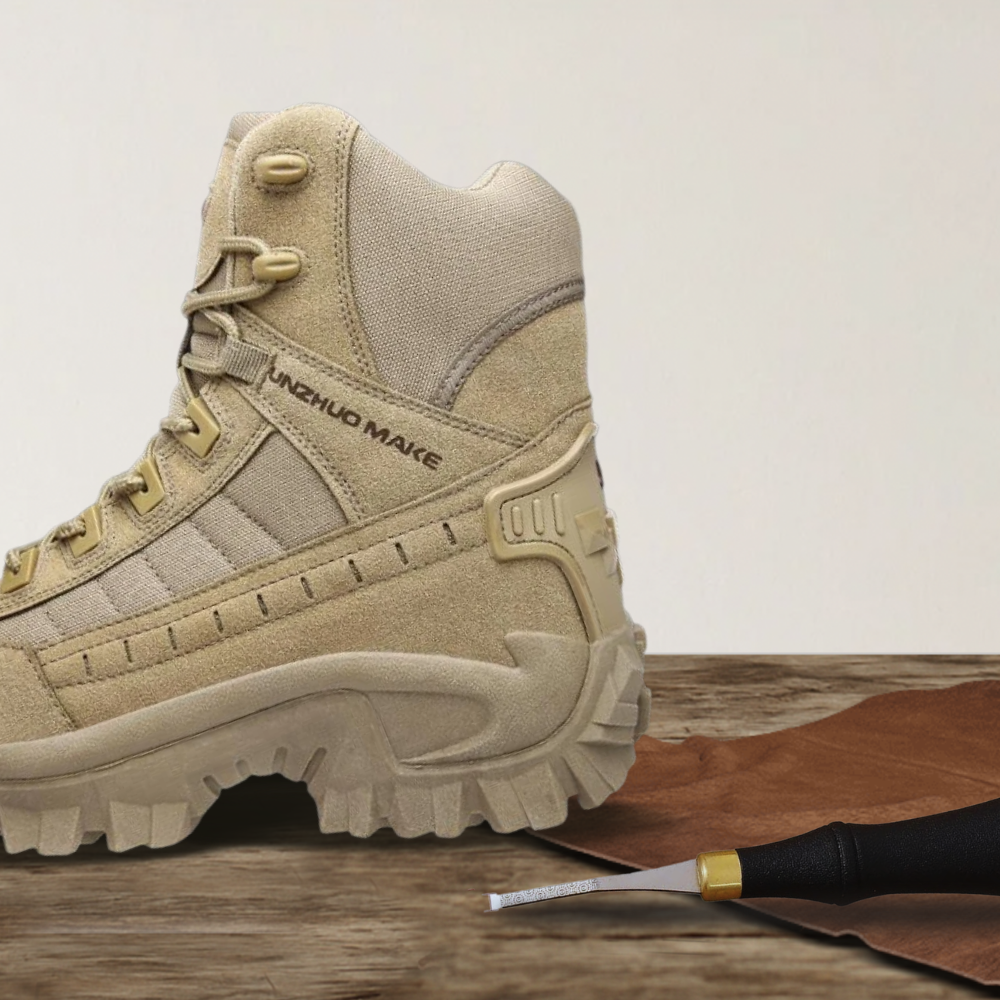 Brantell | Herren stoßdämpfende, rutschfeste Militärstiefel
