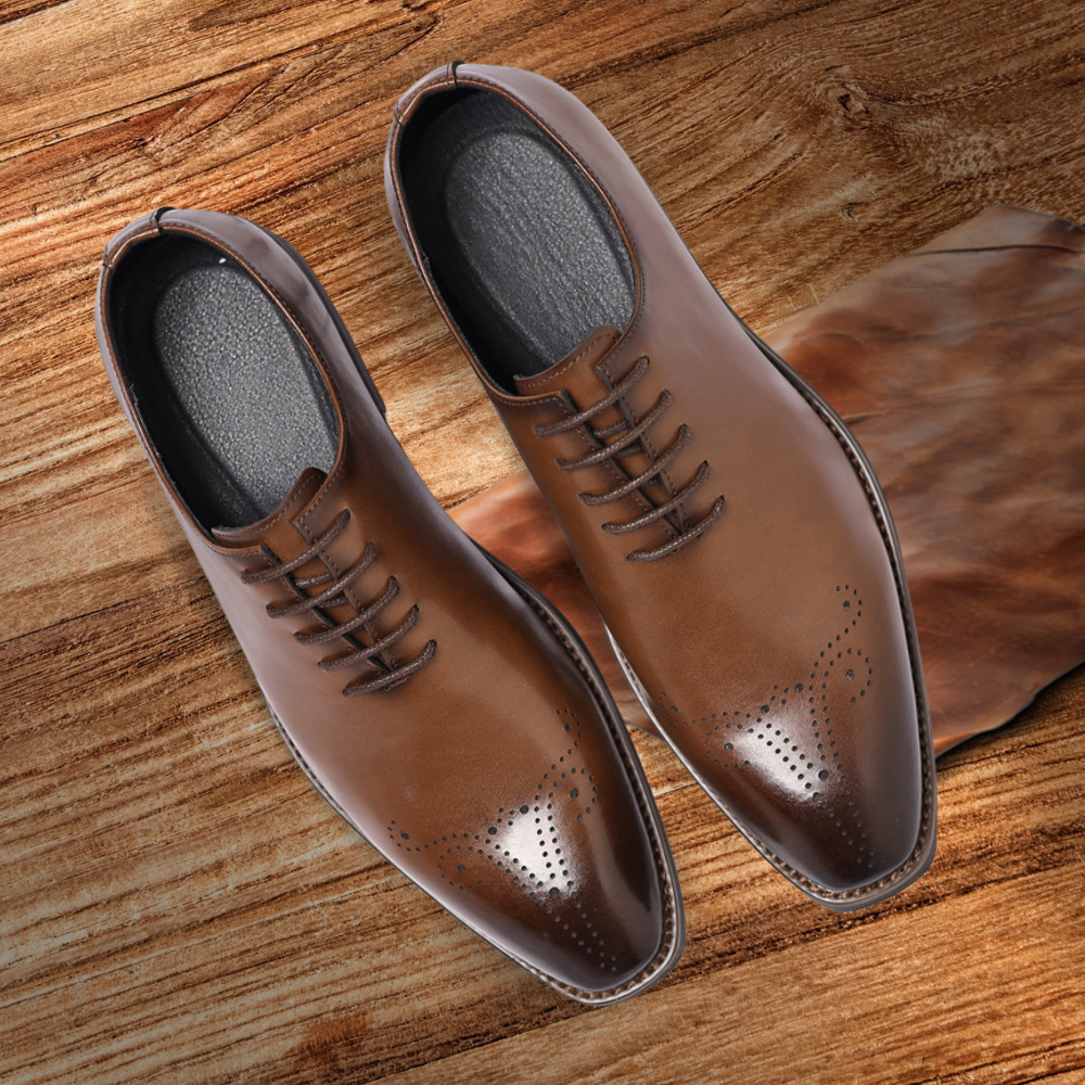 Brantell | Rindsleder Obermaterial Plain Toe Oxford Schuhe