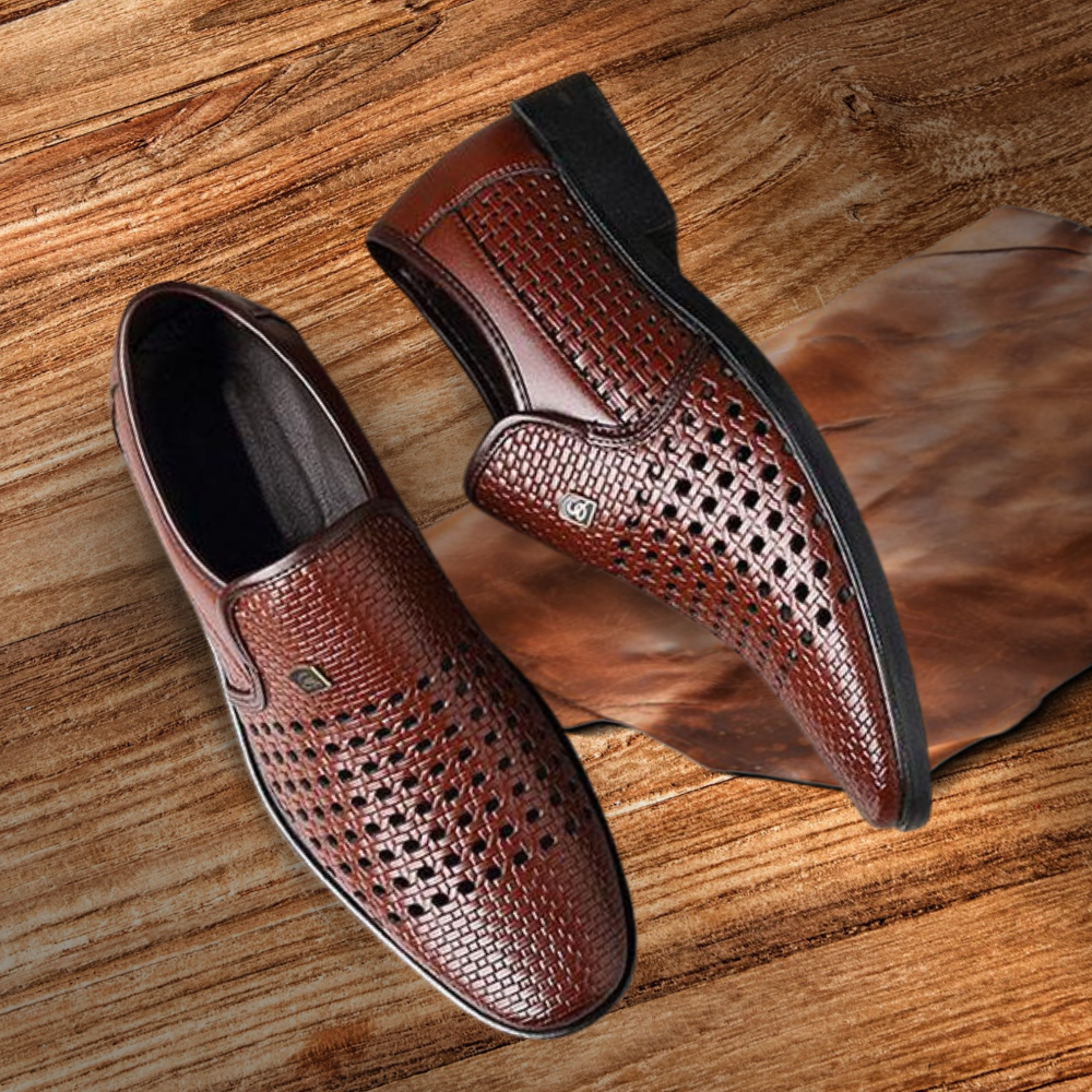 Brantell | Herren Sommer Slipper aus Echtleder