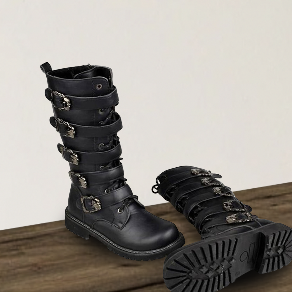 Brantell | Mittlere Stiefel aus Leder für Männer