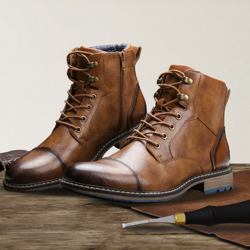 Brantell | Herren Retro Bequemer Frühling Militärische Stiefel