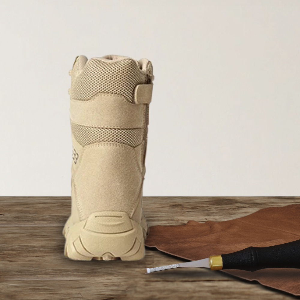 Brantell | Männer stoßdämpfende Gummisohle Militärstiefel