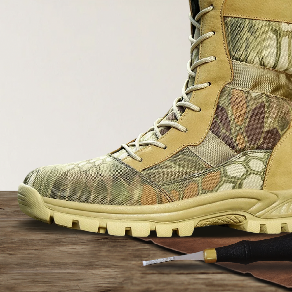 Brantell | Herren hohe tarnfarbene taktische Militärstiefel