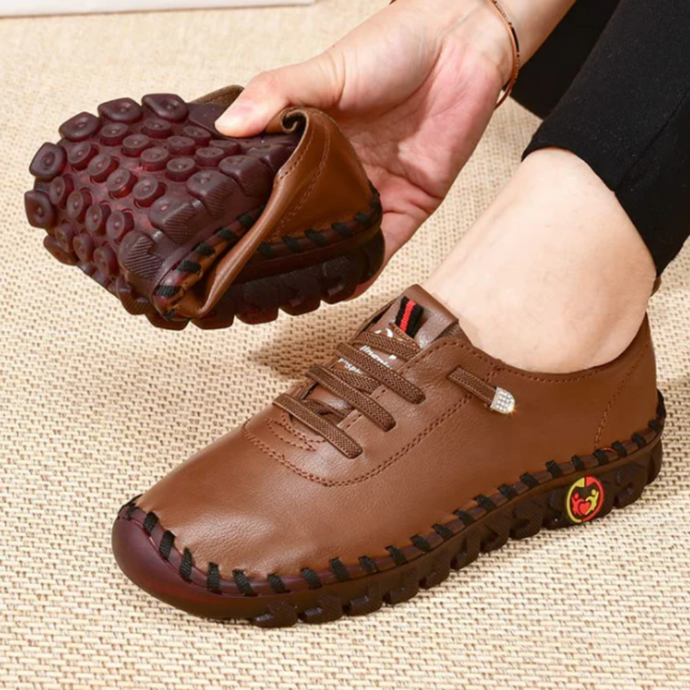 Brantell | Bequeme flache orthopädische Loafer für Frauen