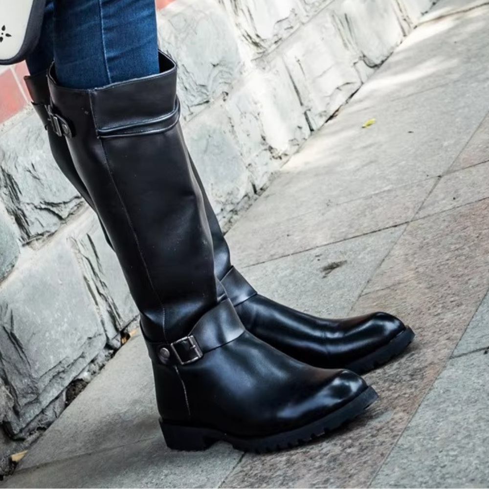Brantell | Herren Reitstil-Stiefel mit Schnallen-Detail