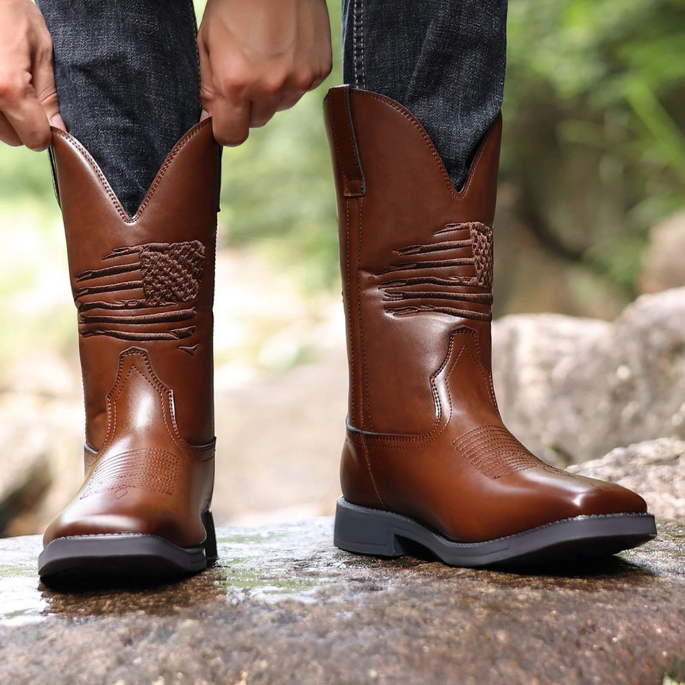 Brantell | Western Style genähte Stiefel