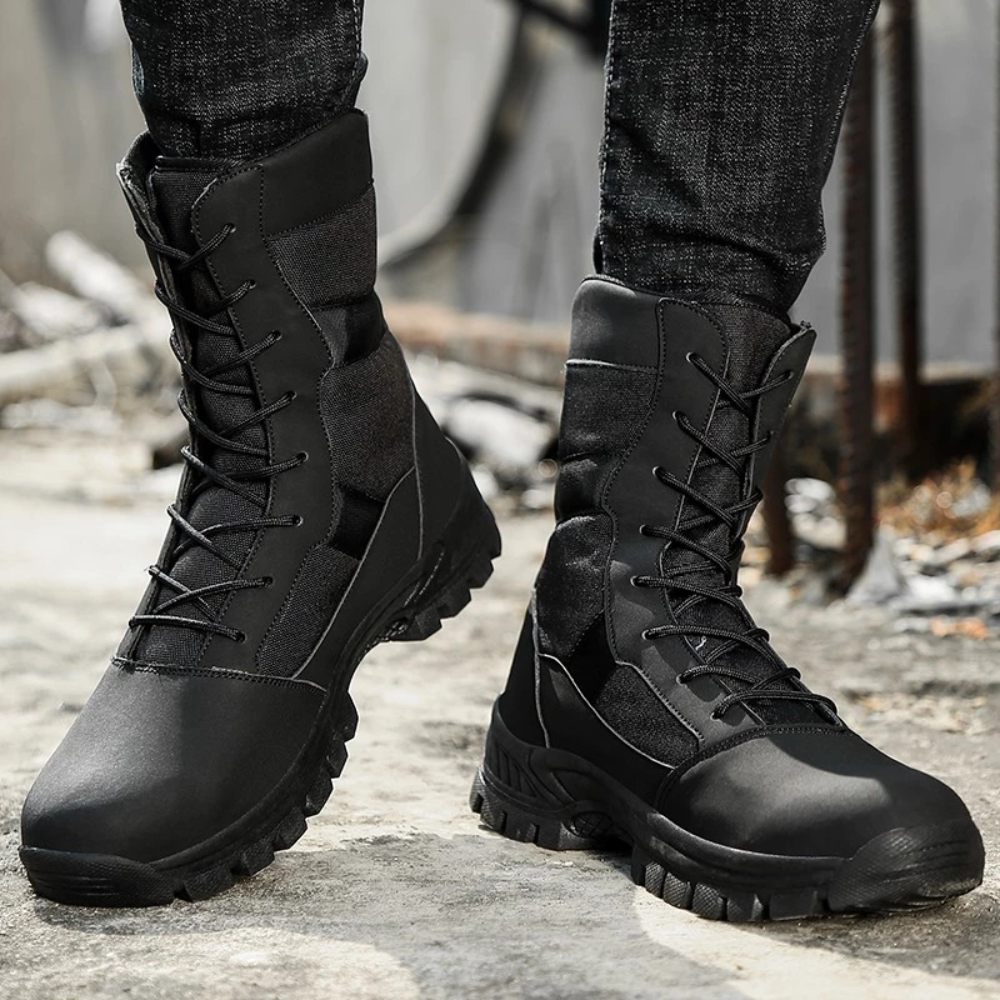 Brantell | Herren hohe tarnfarbene taktische Militärstiefel