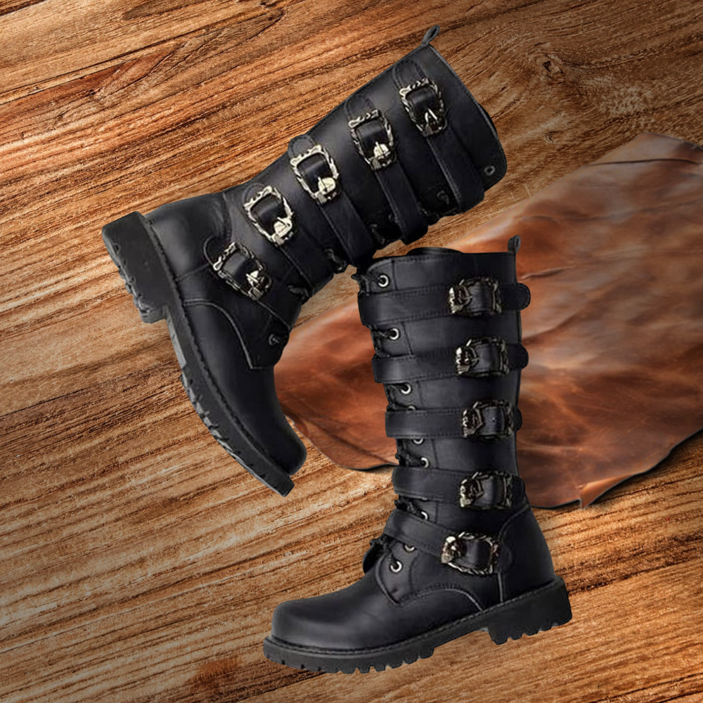 Brantell | Mittlere Stiefel aus Leder für Männer