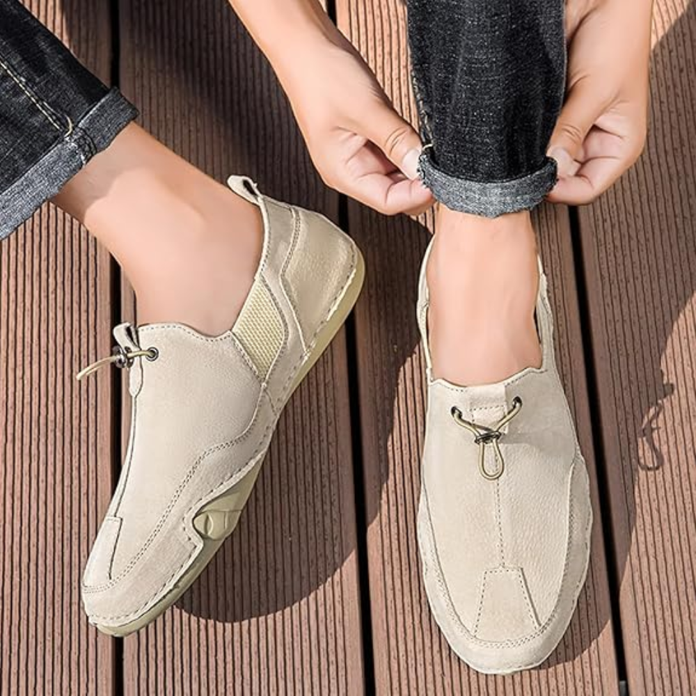 Brantell | Langlebige Konstruktion Herren leichte geeignete orthopädische Loafers