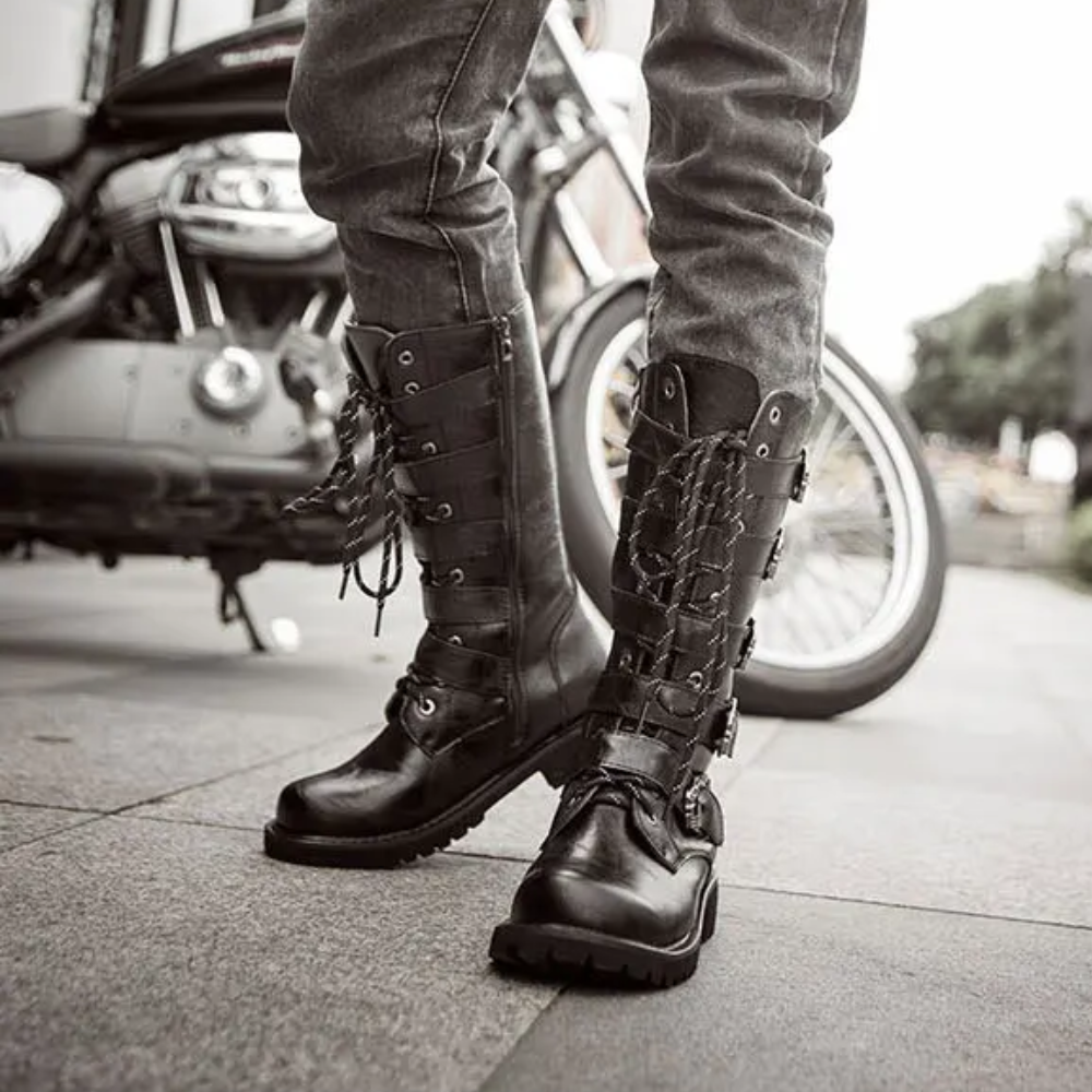 Brantell | Mittlere Stiefel aus Leder für Männer