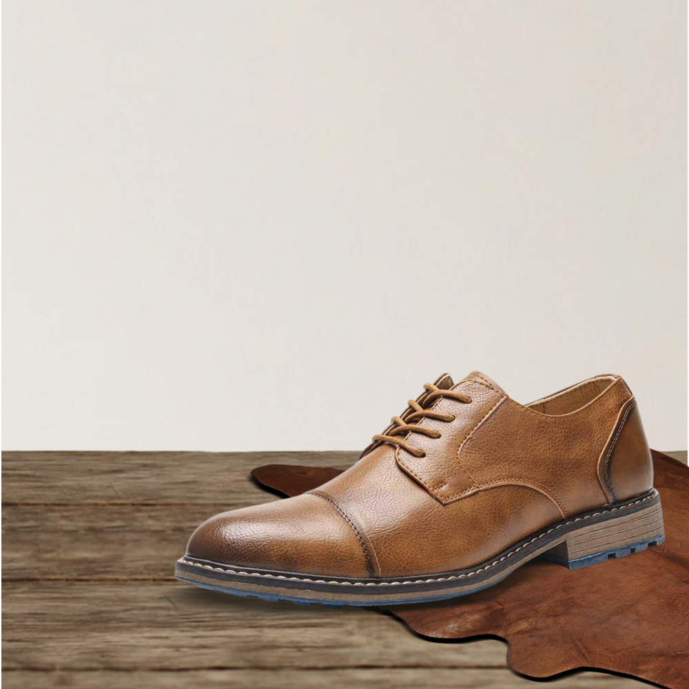 Brantell | Große Größen Herrenschuhe mit fester Farbe