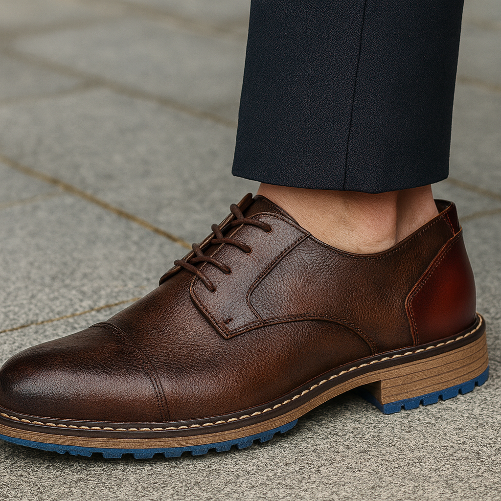 Brantell | Große Größen Herrenschuhe mit fester Farbe