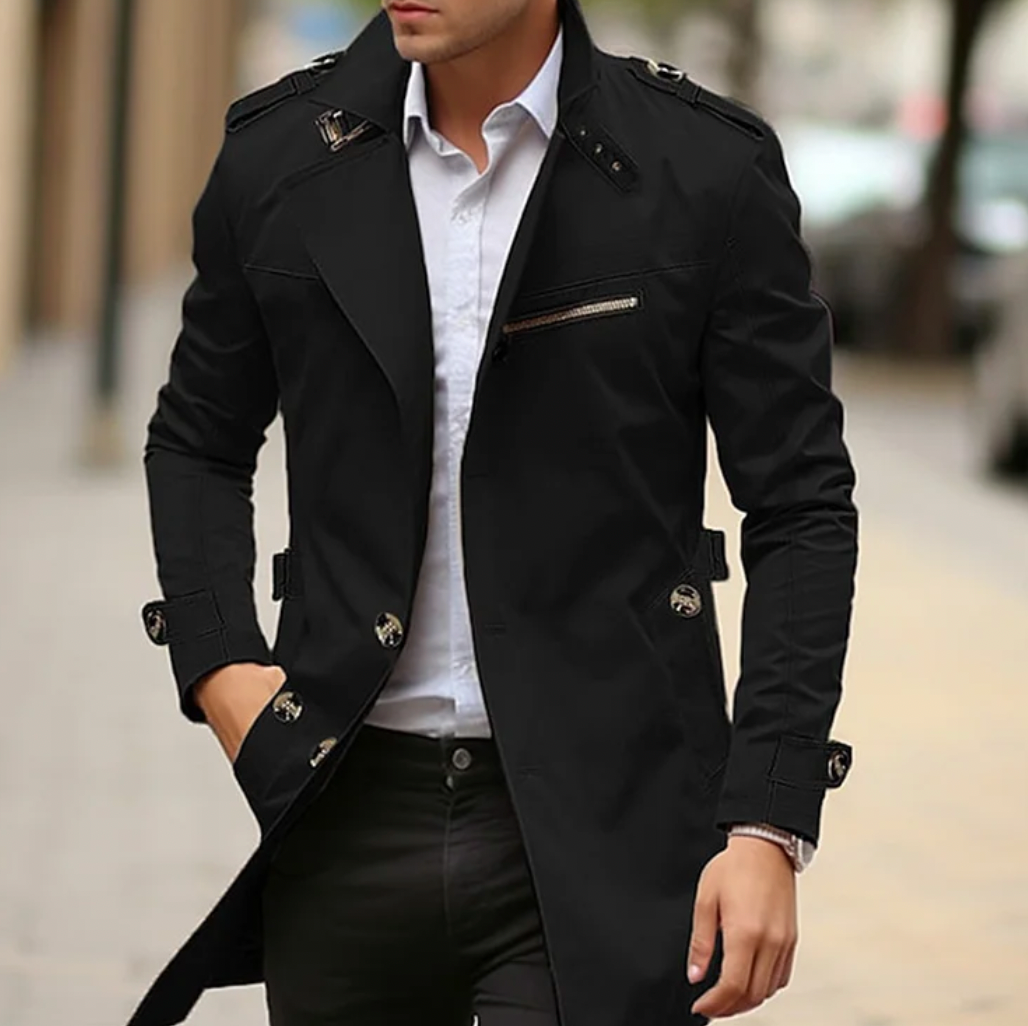 BRANTELL | Eleganter Klassischer Herren-Trenchcoat