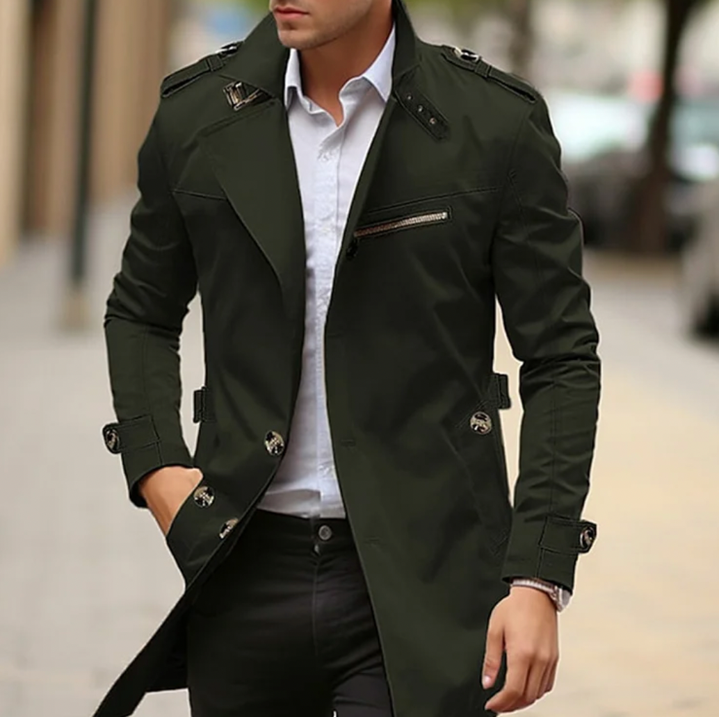 BRANTELL | Eleganter Klassischer Herren-Trenchcoat