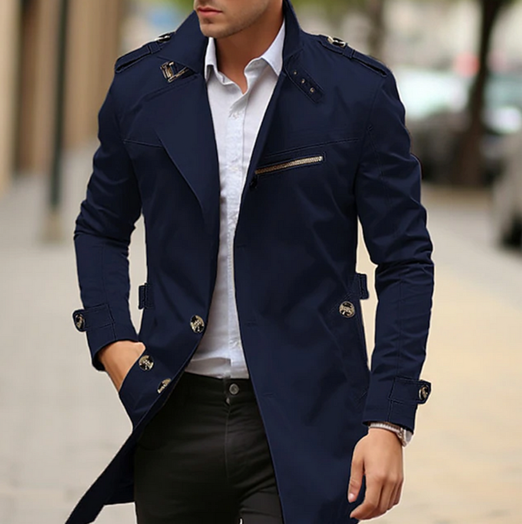 BRANTELL | Eleganter Klassischer Herren-Trenchcoat