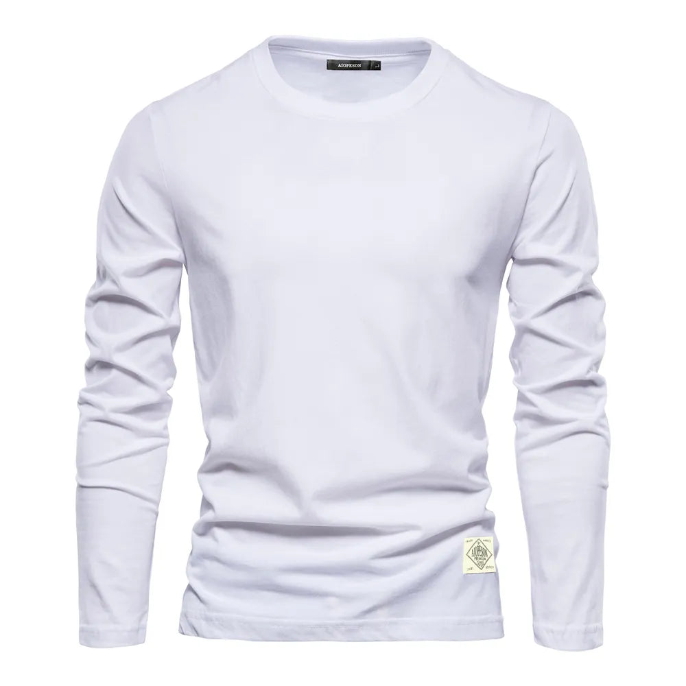BRANTELL | Basic Longsleeve Herren für den Frühling