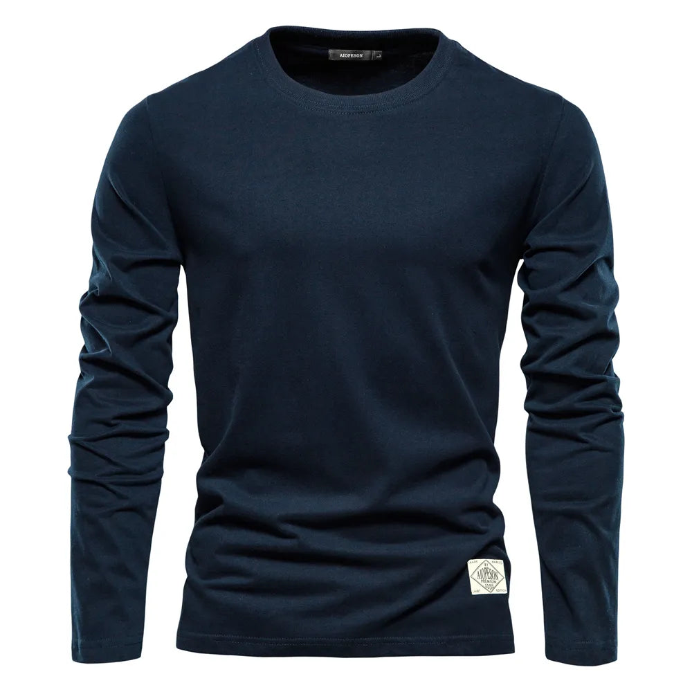 BRANTELL | Basic Longsleeve Herren für den Frühling