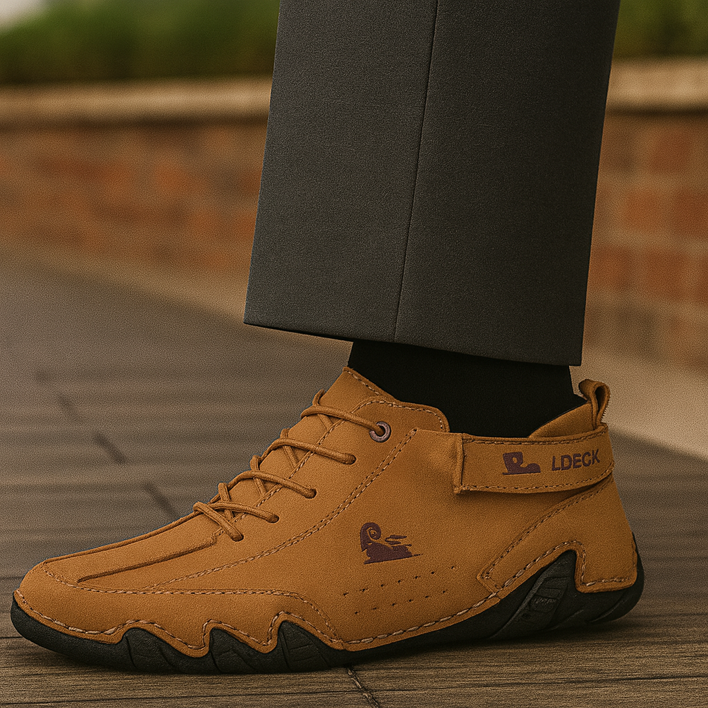 Brantell | Herren High Top Orthopädische Sportliche Freizeitschuhe