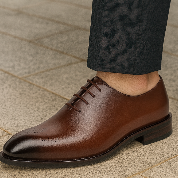 Brantell | Rindsleder Obermaterial Plain Toe Oxford Schuhe