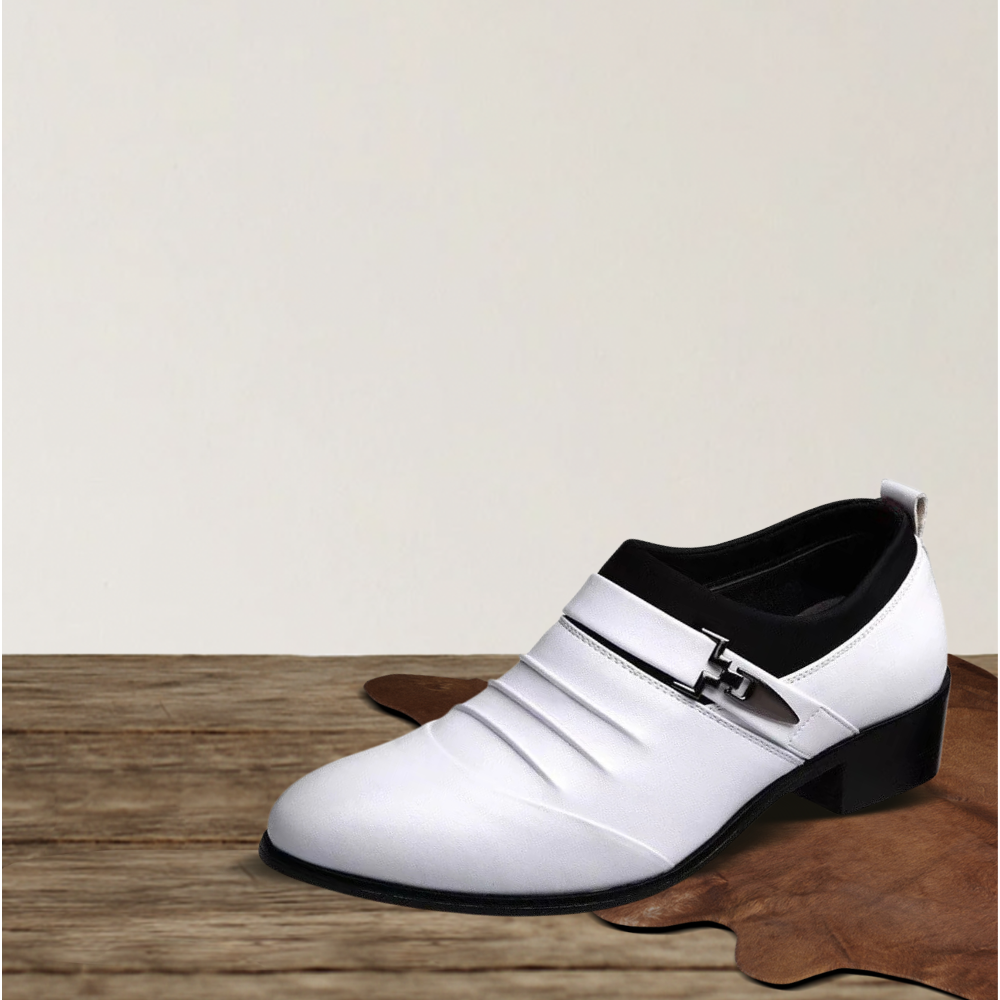 Brantell | Elegante Herren Lederschuhe – Business & Freizeit Halbschuhe mit Absatz