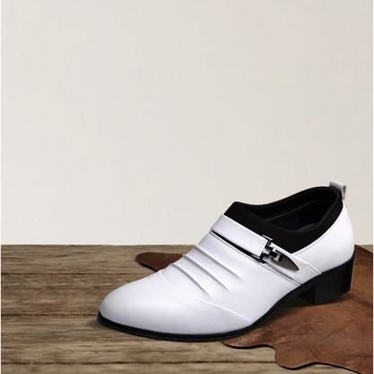 Brantell | Elegante Herren Lederschuhe – Business & Freizeit Halbschuhe mit Absatz