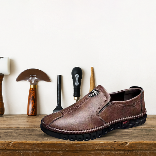 Brantell | Herren-Lederslipper – Robust, Weich, Stilvoll
