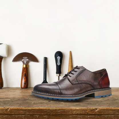 Brantell | Große Größen Herrenschuhe mit fester Farbe