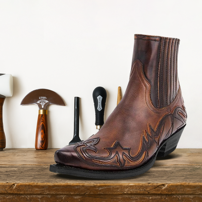 Brantell | Klassische niedrig geschnittene Cowboystiefel