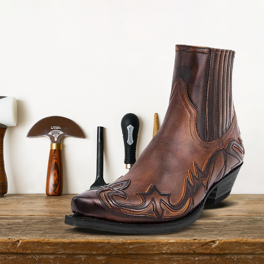 Brantell | Klassische niedrig geschnittene Cowboystiefel