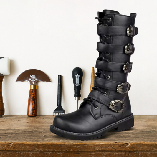 Brantell | Mittlere Stiefel aus Leder für Männer