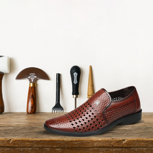 Brantell | Herren Sommer Slipper aus Echtleder