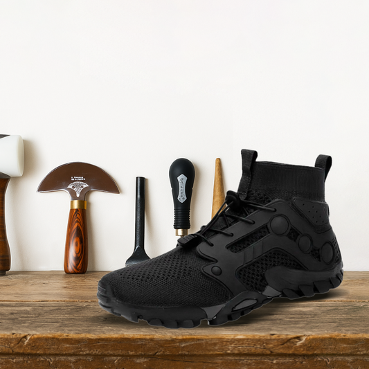 Brantell | Bequeme, rutschfeste Schnürschuhe Militärschuhe