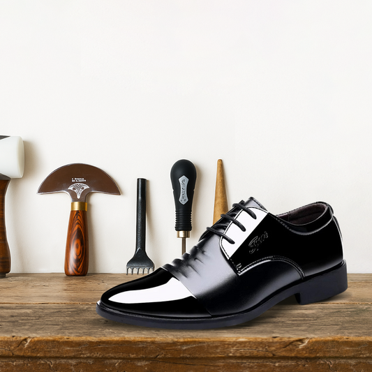 Brantell | Eleganter Herren-Schnürschuh aus Lacklederoptik