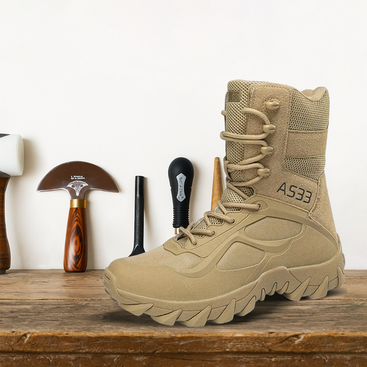 Brantell | Männer stoßdämpfende Gummisohle Militärstiefel