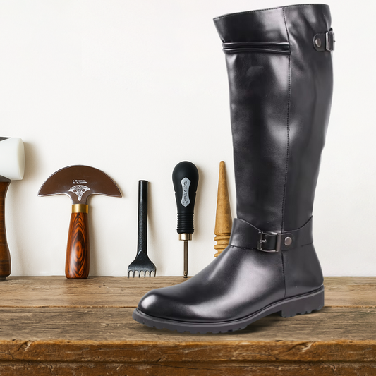 Brantell | Herren Reitstil-Stiefel mit Schnallen-Detail
