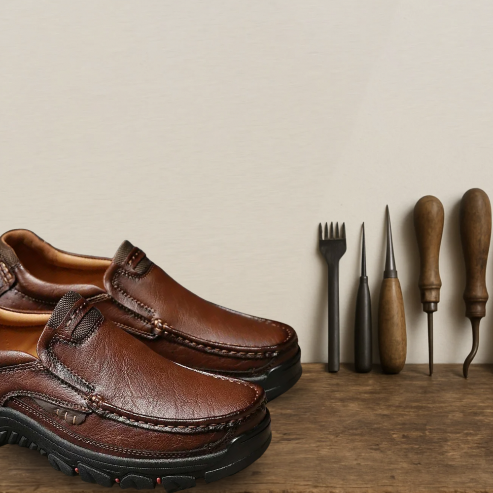 Brantell | Modische Loafers mit Nähten für Männer